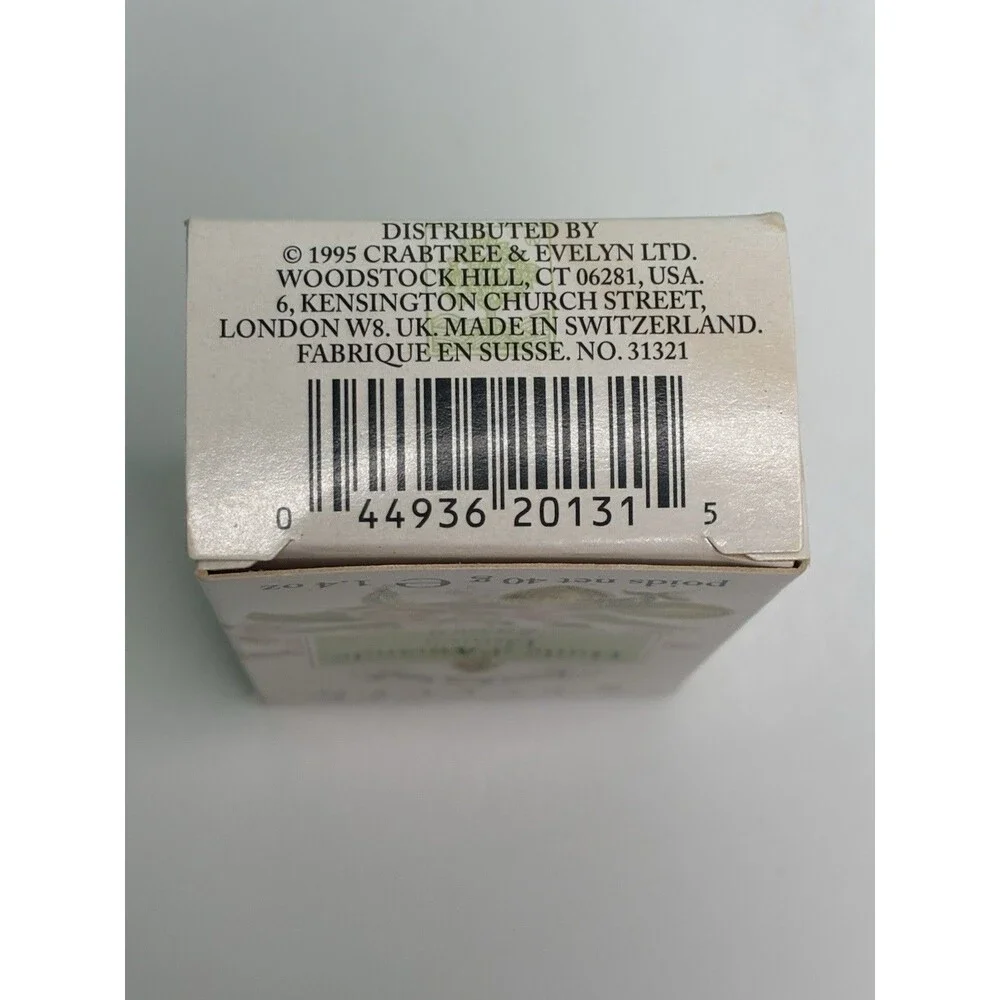 Crabtree & Evelyn Sweet Almond Oil Soap VTG 1995 Original Boxed Bar 1.4oz NEW